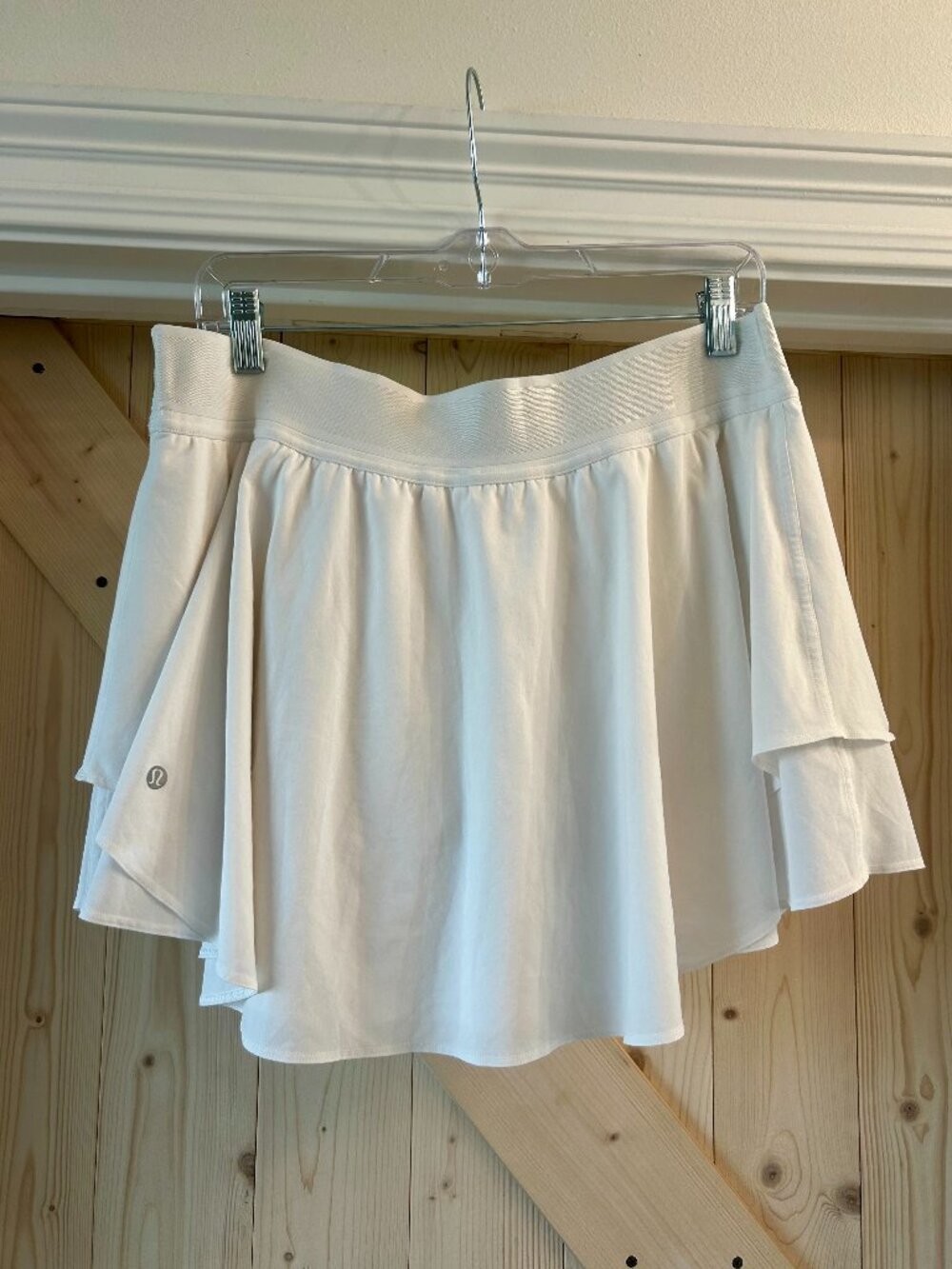 Lululemon White Flutter Skort